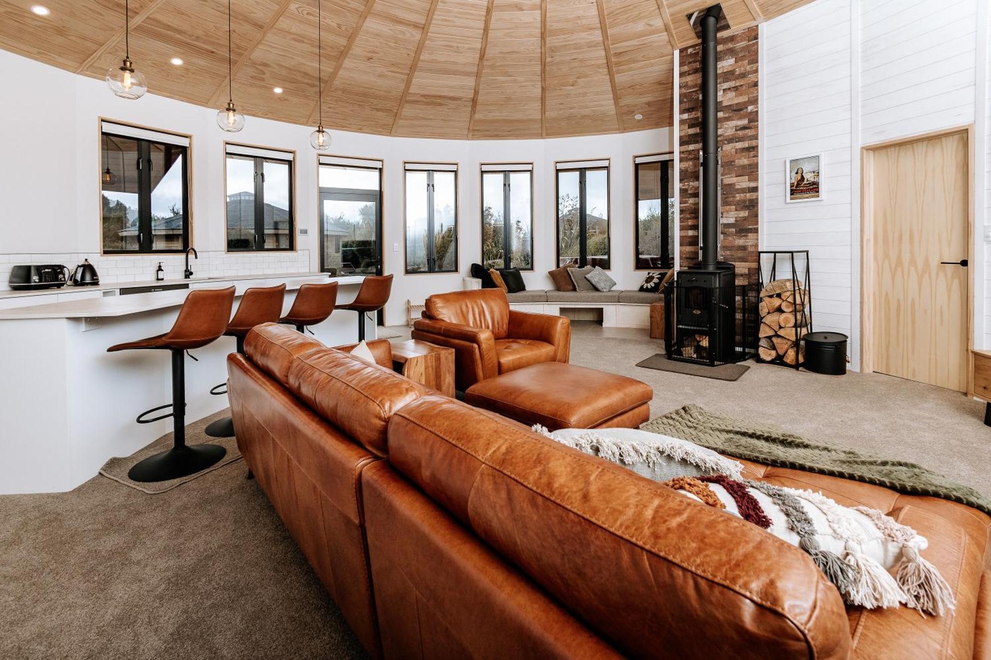 Kaho - Ohakune Holiday Home With Spa Exterior foto